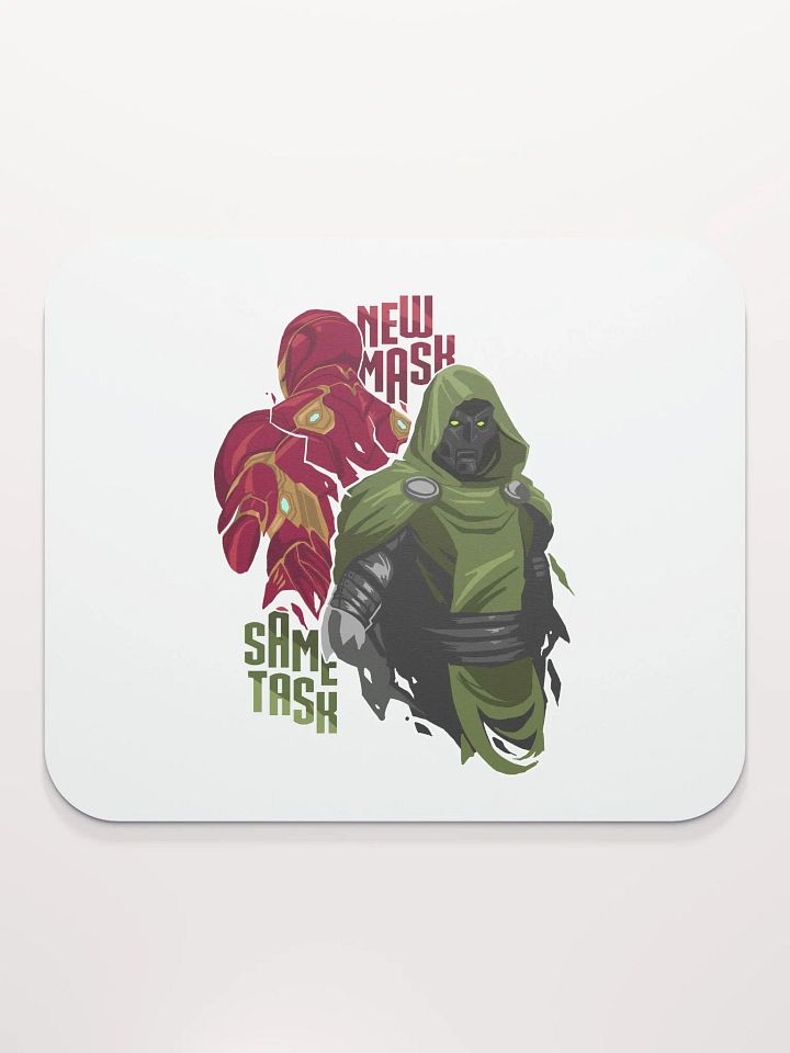 'New Mask Same Task' Mousepad product image (2)