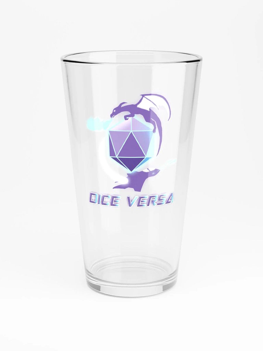 Dice Versa Logo Pint Glass product image (3)