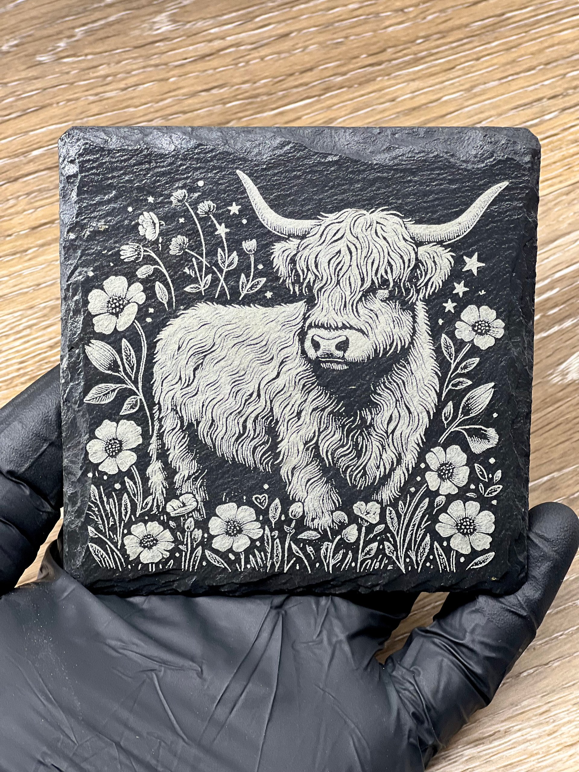 Floral Highland Cow Set product image (2)