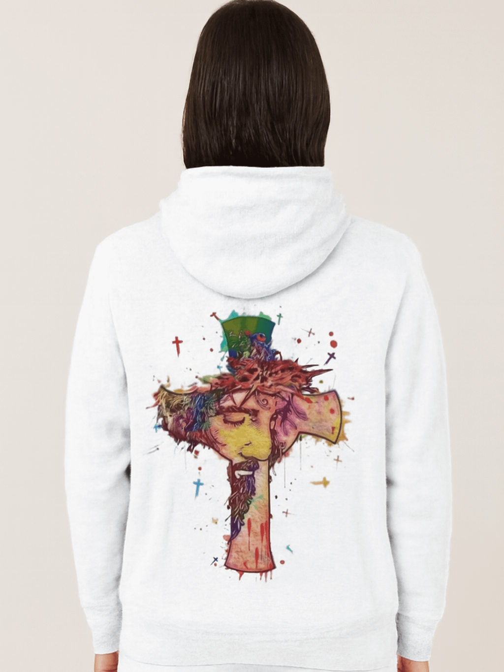 Crowned Cross Unisex Hoodie product image (1)