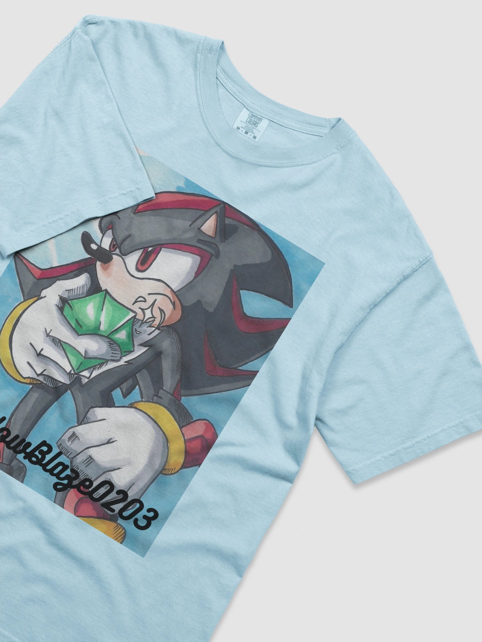 Shadow the Hedgehog Chaos Emerald T-Shirt product image (32)