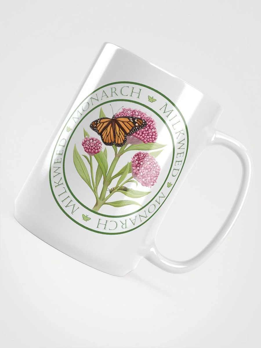 Monarch Milkweed White Mug product image (5)