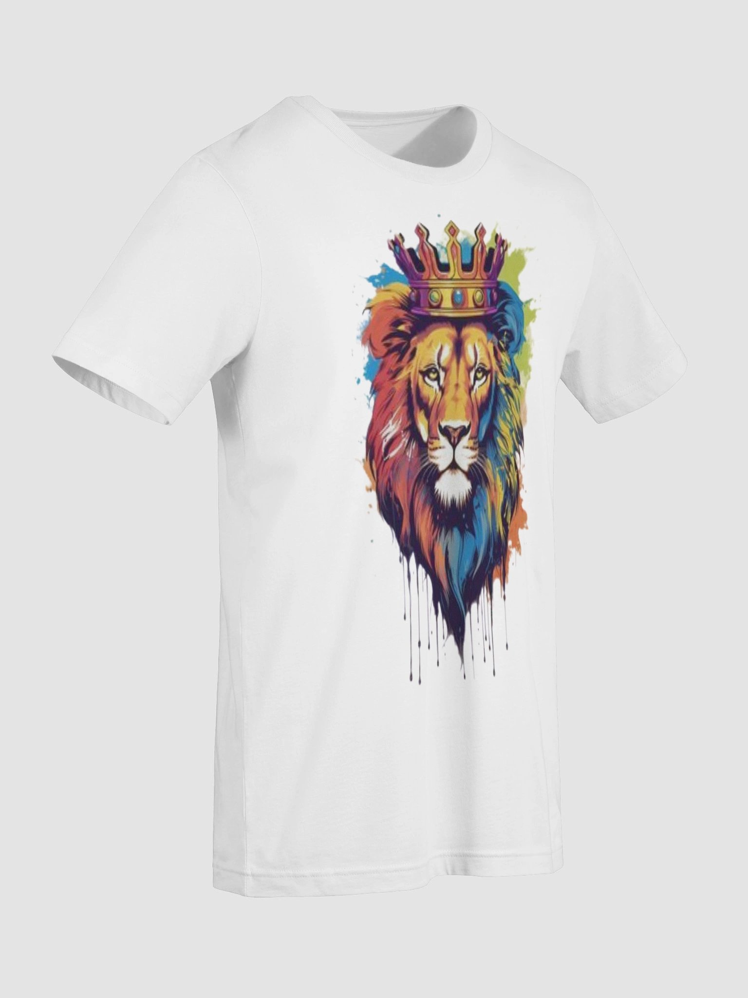 Crowned Majesty Lion T-Shirt product image (5)