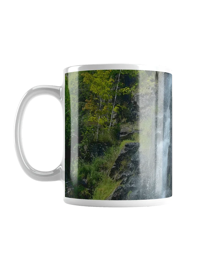 Keramiktasse weiß - Wasserfall product image (1)