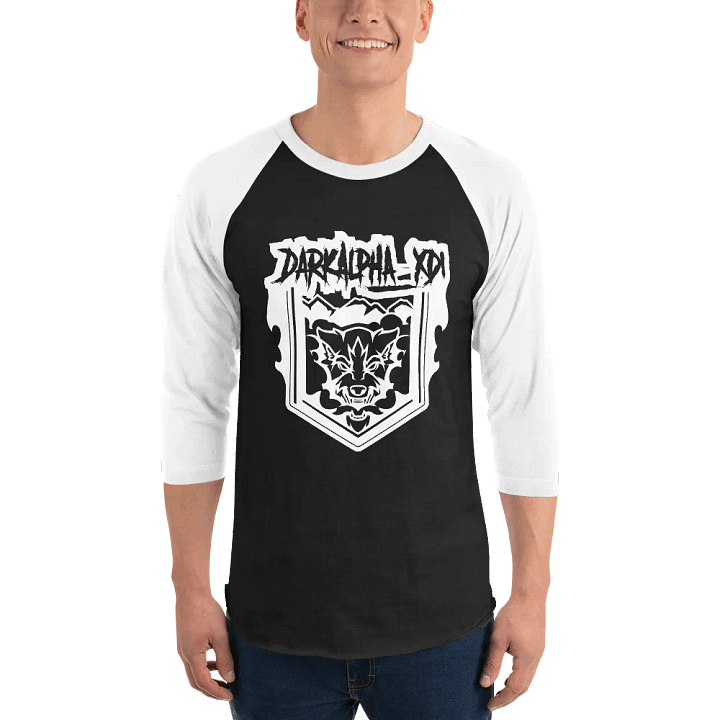 DarkAlpha Logo, Baseball T product image (1)