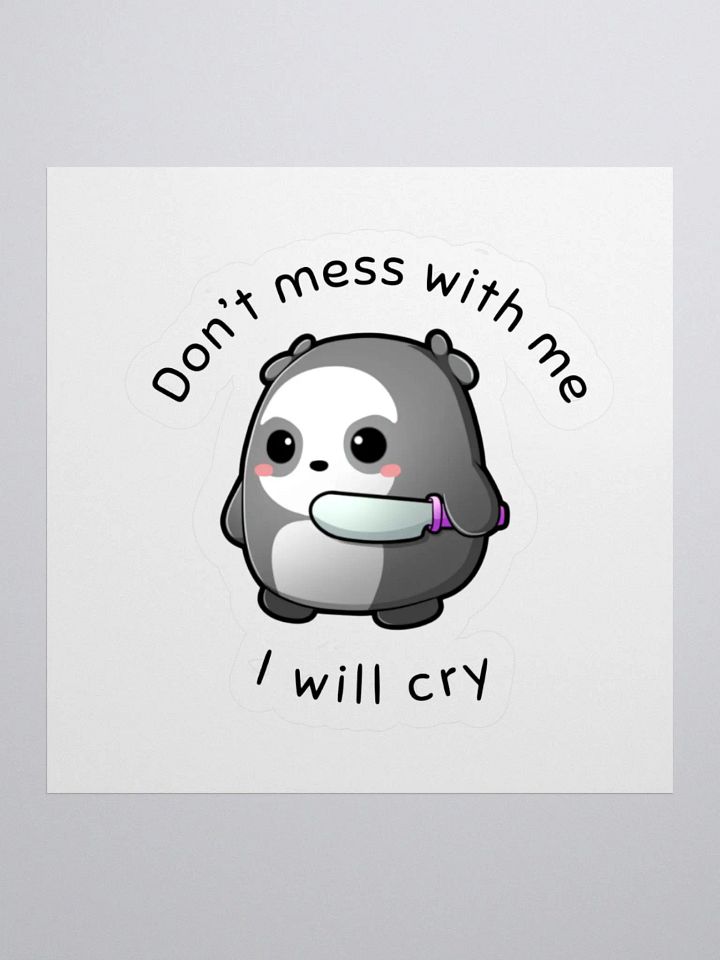 Don't Mess With Me Sticker product image (1)