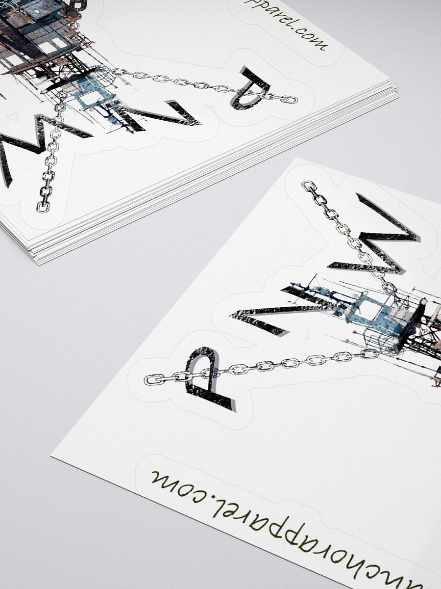X Ancher Chain PNW - Terri L. Brusco Kiss Cut Stickers product image (4)