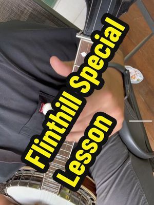 Flinthill Special slowed down banjo lesson!  #musictok #usa #banjo #fyp #foryoupage #carolinapicker #bluegrassmusic #bluegrassbanjo #banjolesson 