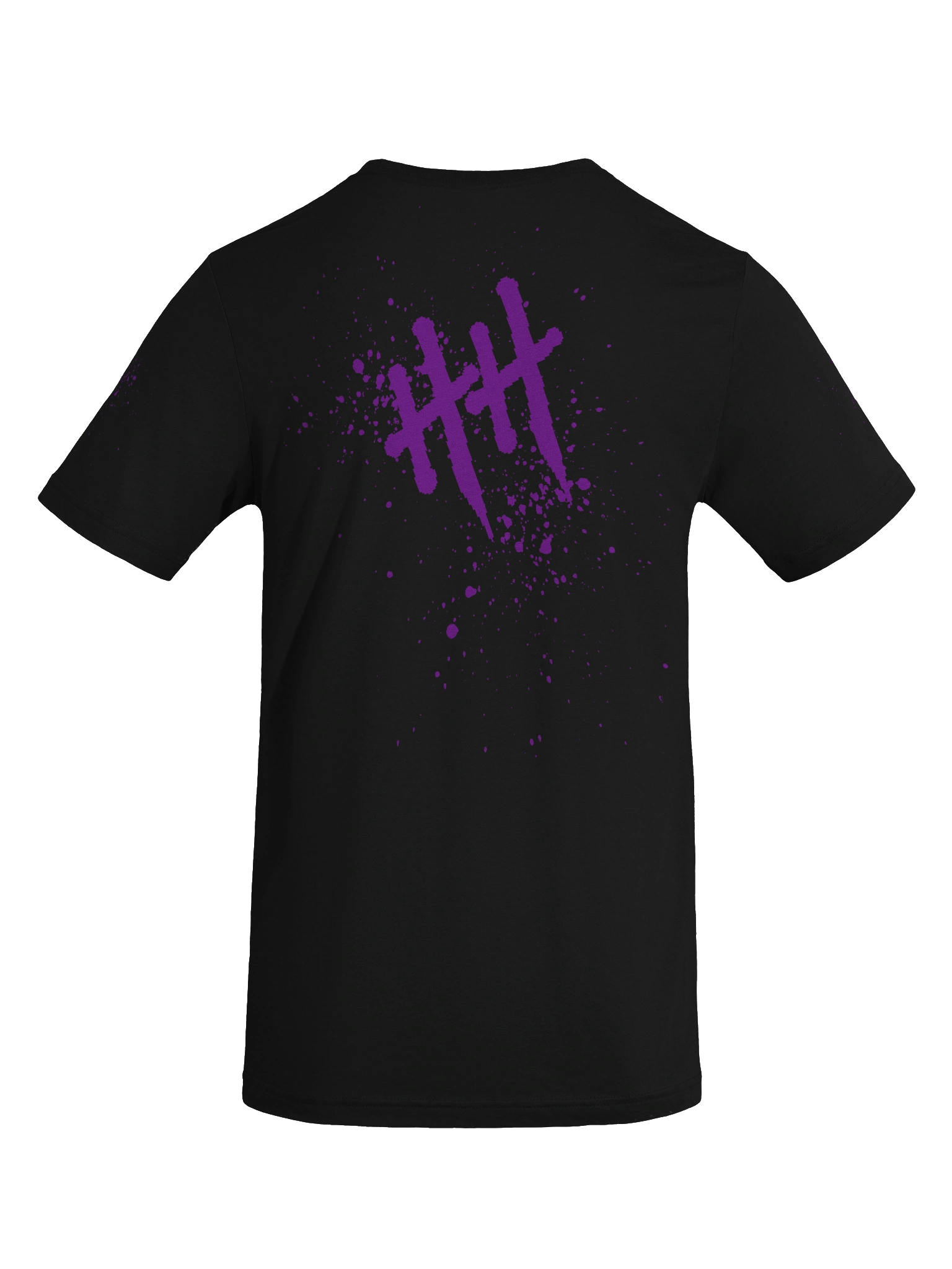 HOOPER HOWSE BLACK TEE - PURP SPLATTER product image (10)