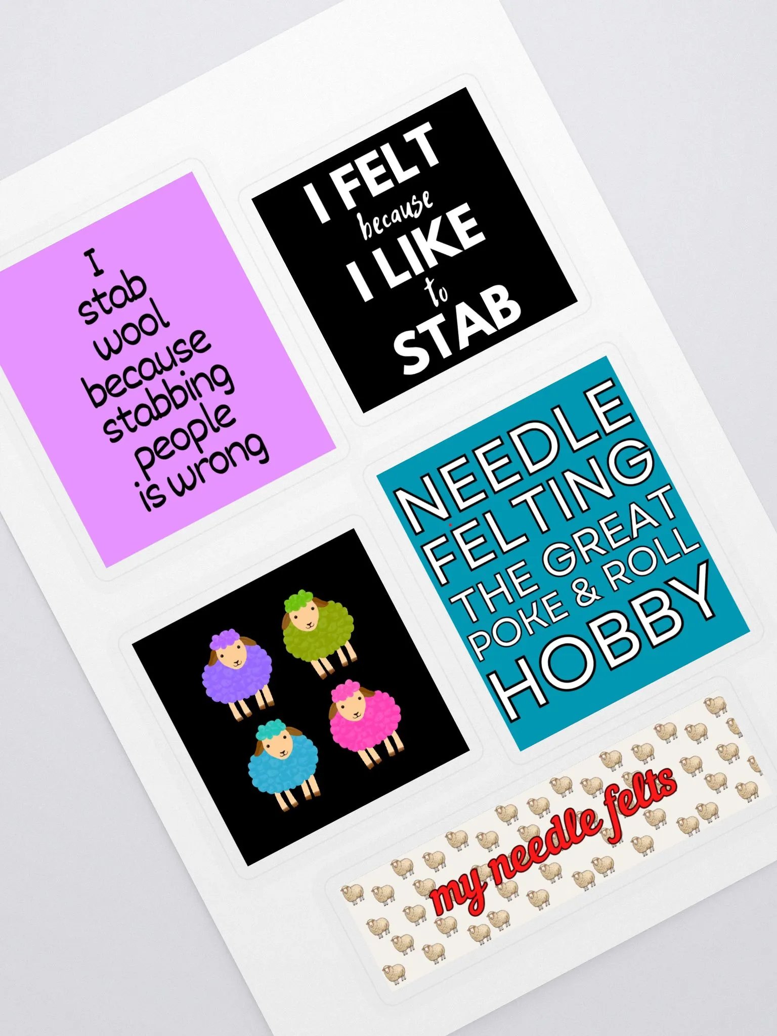 Needle Felting Stickers product image (1)