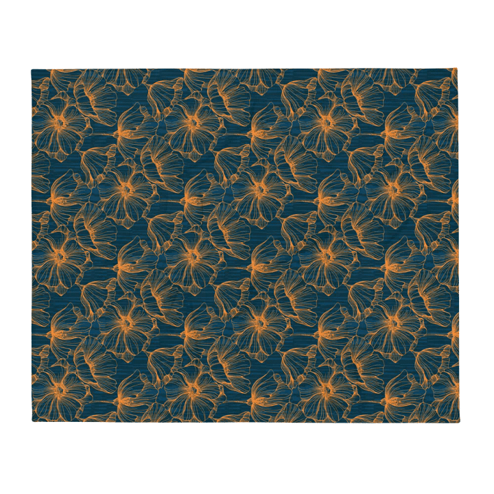 Dark Romantic Floral | Throw Blanket product image (2)