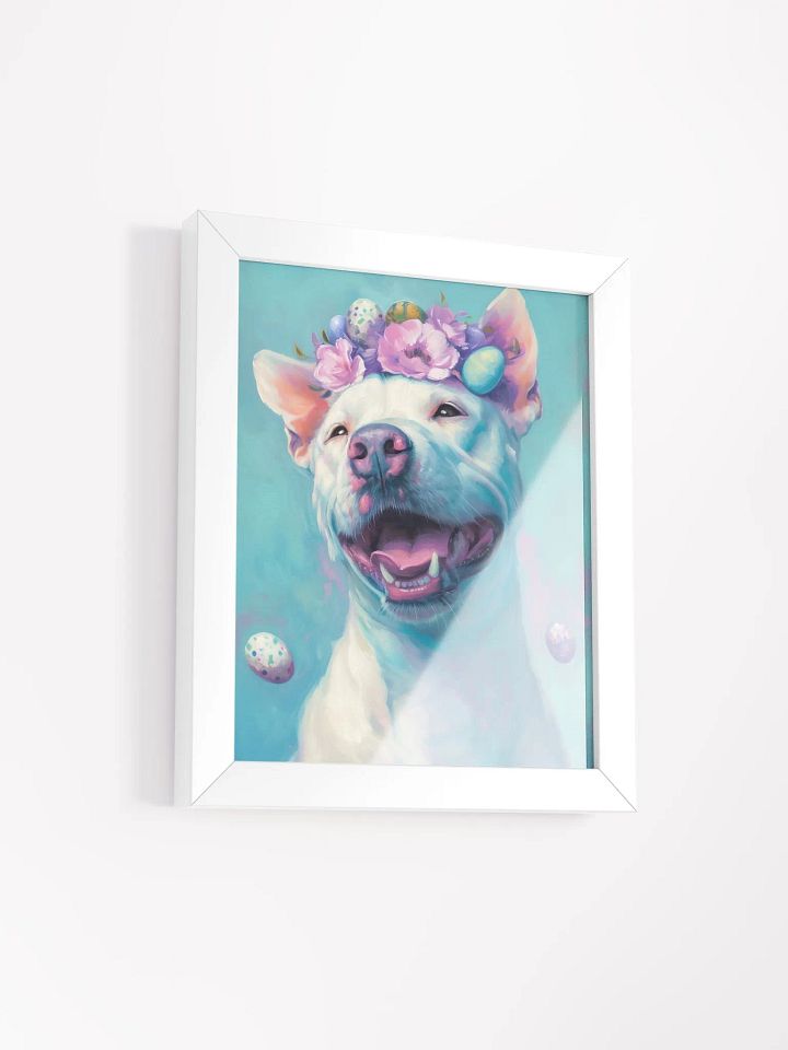 Easter Dog Joy Framed Poster product image (2)