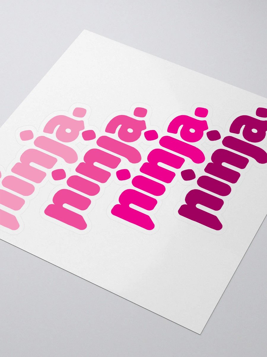 Pink Quad Ninja Sticker product image (3)