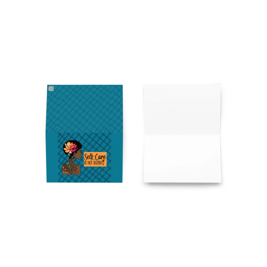 Self Care Is Not Selfish Blank Cards product image (2)