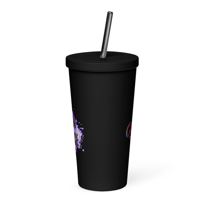 Create Greatness + Born to Dance Vibrant Beats His Silhouette Insulated Tumbler product image (6)