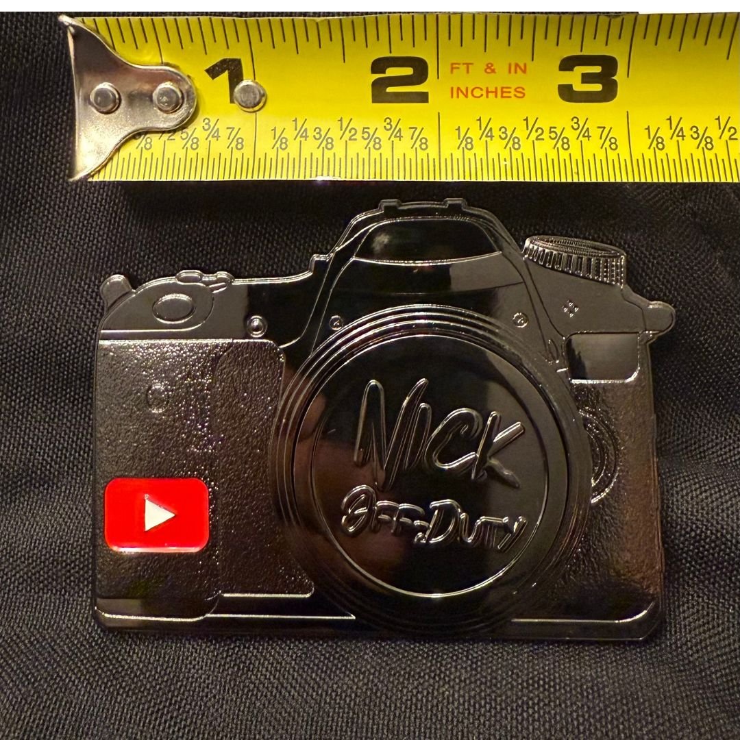 Nick Off Duty Challenge Coin (Silver) product image (4)