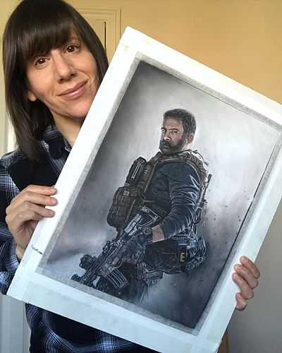 Throwback to when I painted Captain Price with pastel pencils! WIP moment! 🎨

#captainprice #callofdutyart #artistsoninstagra...