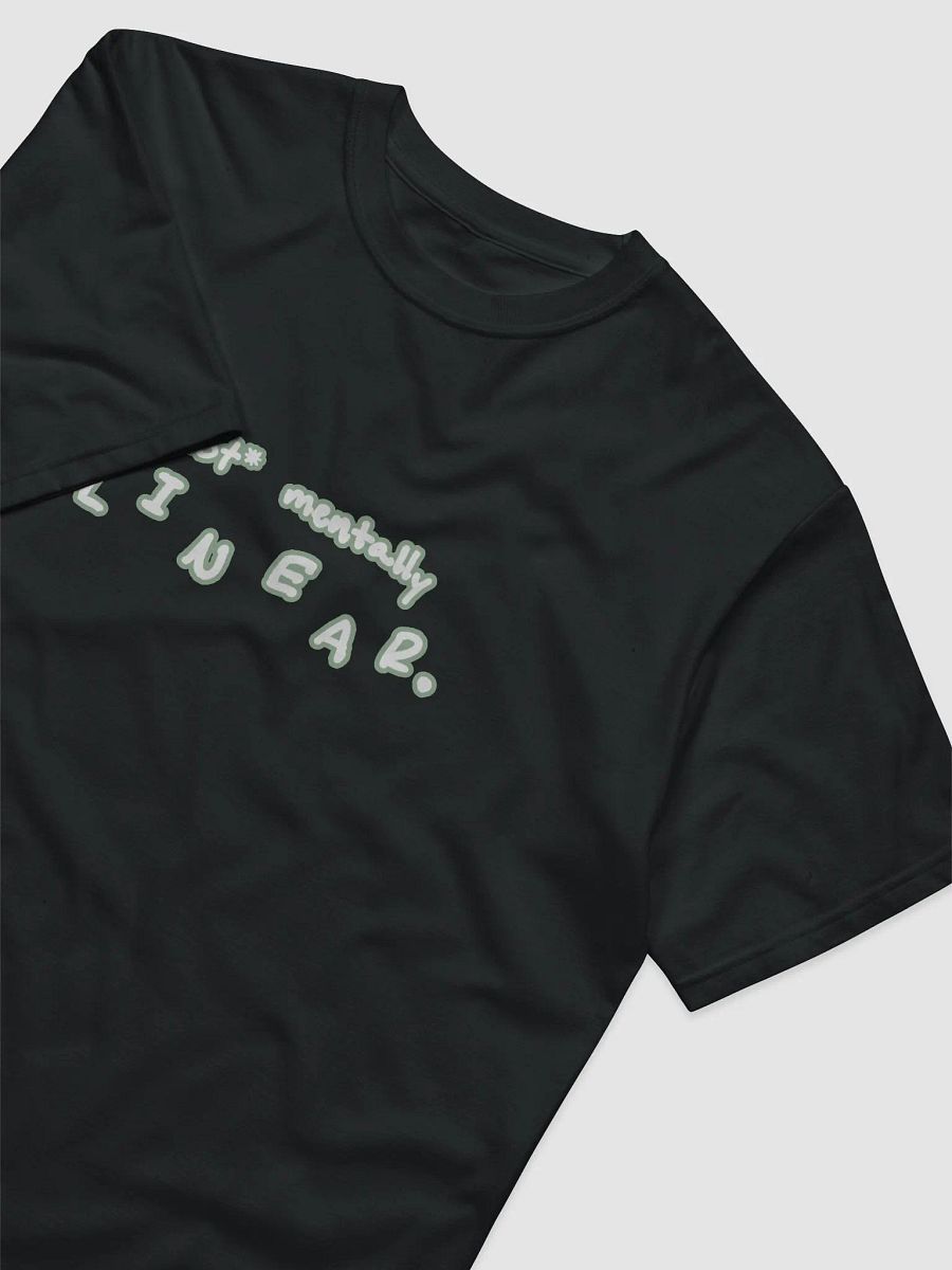 *not* mentally linear (lined design, #96B697) unisex eco tee product image (3)