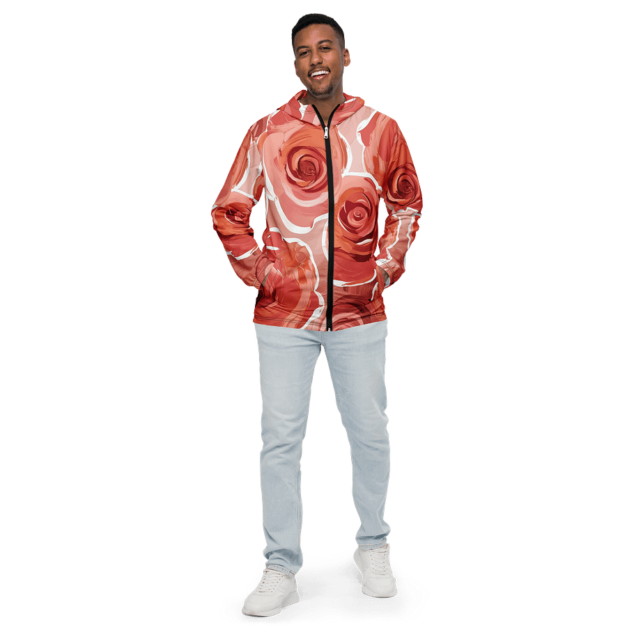 Dark Peach Rose Garden Adventure Windbreaker product image (1)