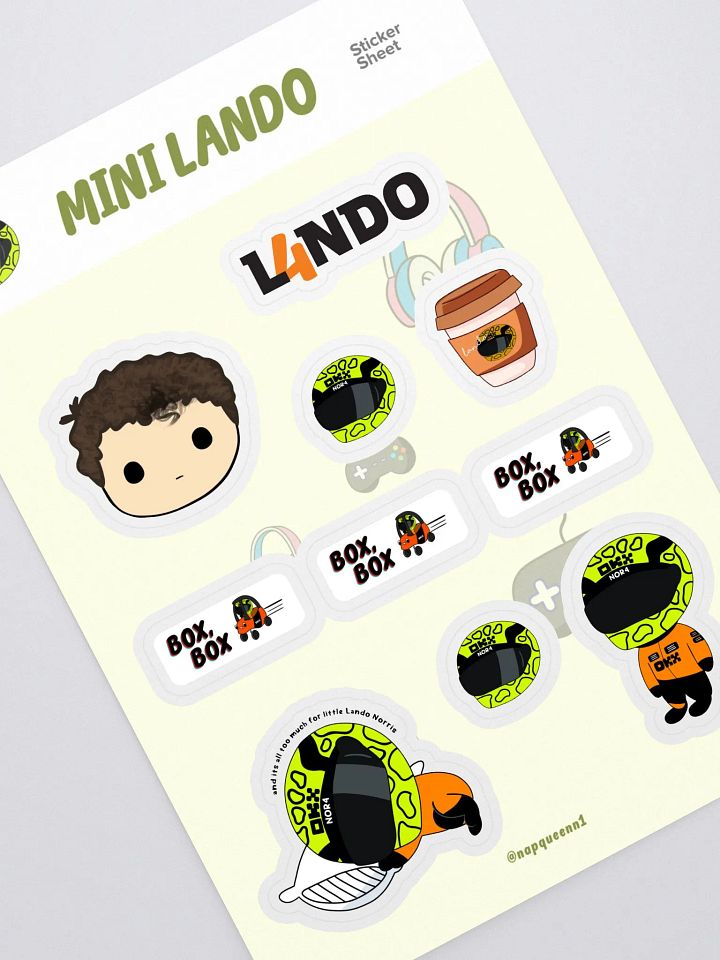 Mini Lando - Sticker Sheet product image (1)