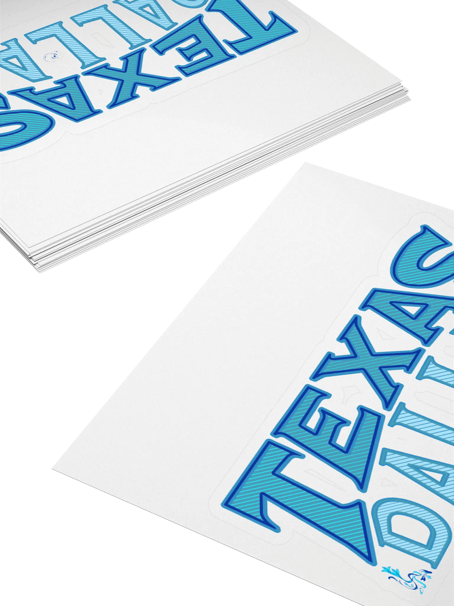 Dallas Texas Vibes Kiss Cut Sticker product image (3)