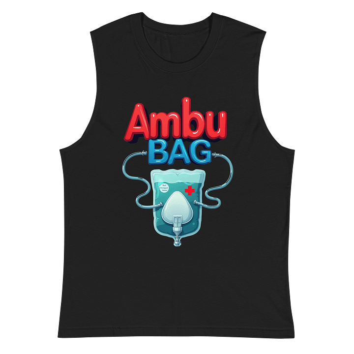 Ventilator Ambu Bag Cartoon Style Muscle Tank product image (3)
