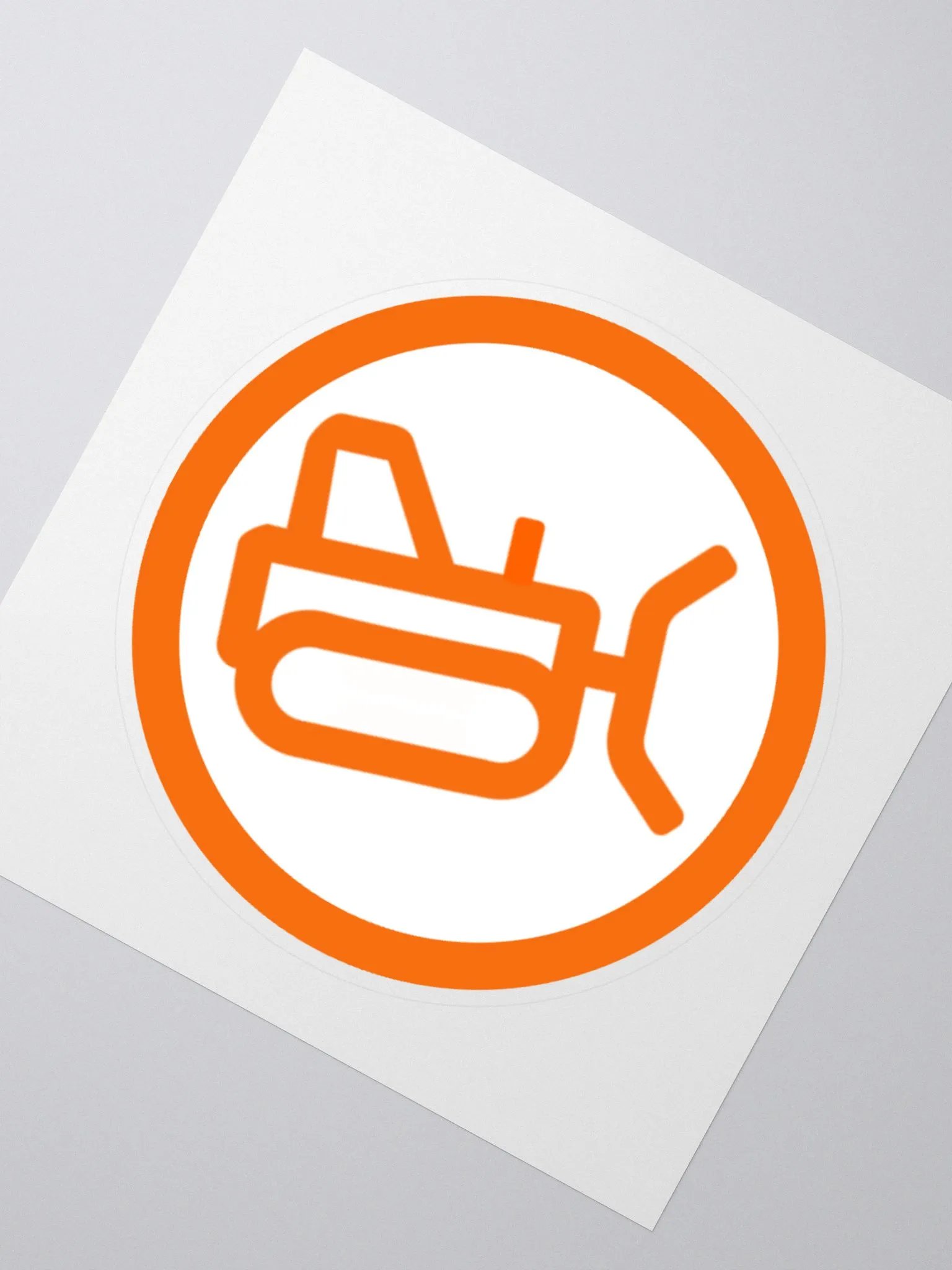 Bulldozer Logo Sticker product image (3)