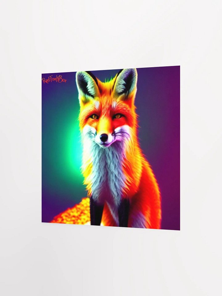 matte poster fox art product image (6)