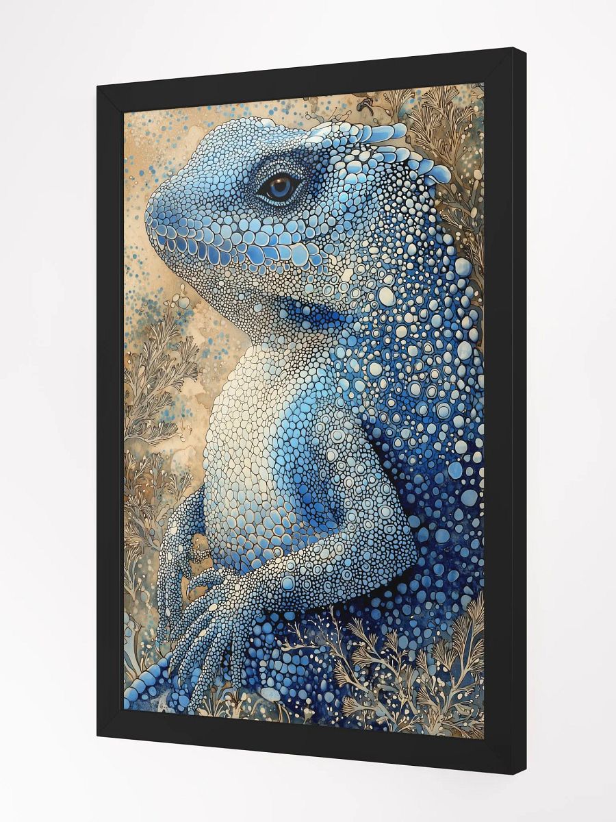 Mystical Lizard: Enchanted Forest Creature Art Print product image (2)