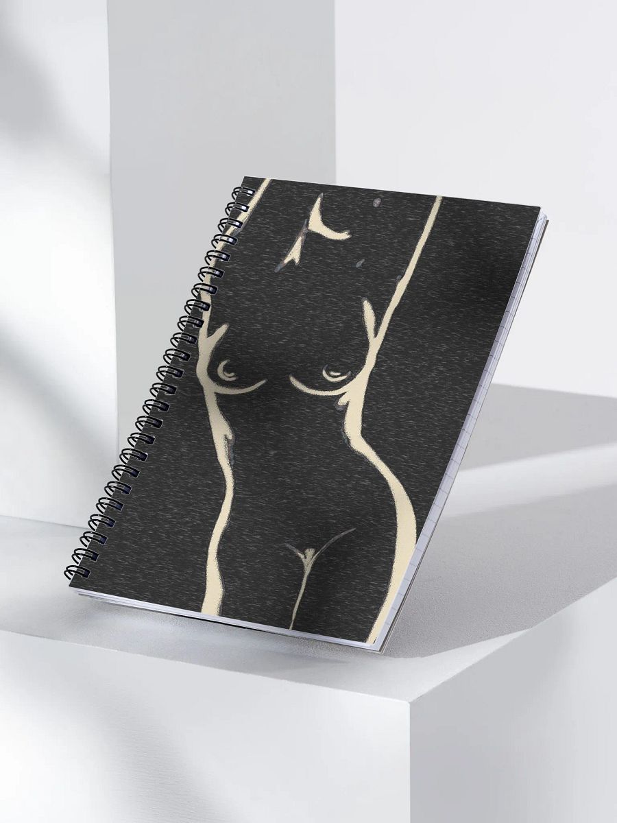 Her shapes in the Dark - Spiral Notebook product image (4)