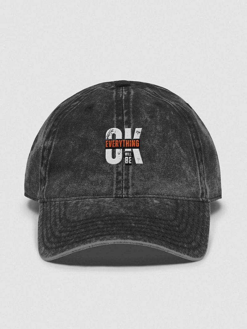 Everything Will Be OK Cap – Embroidered Positive Vibes Hat | Classic & Comfort Fit