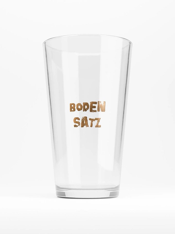 BODENSATZ | Glas product image (1)