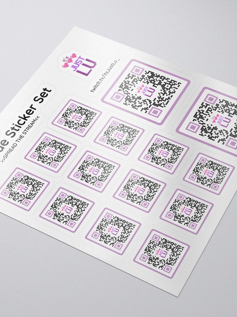 QR-Code Sticker Set product image (3)