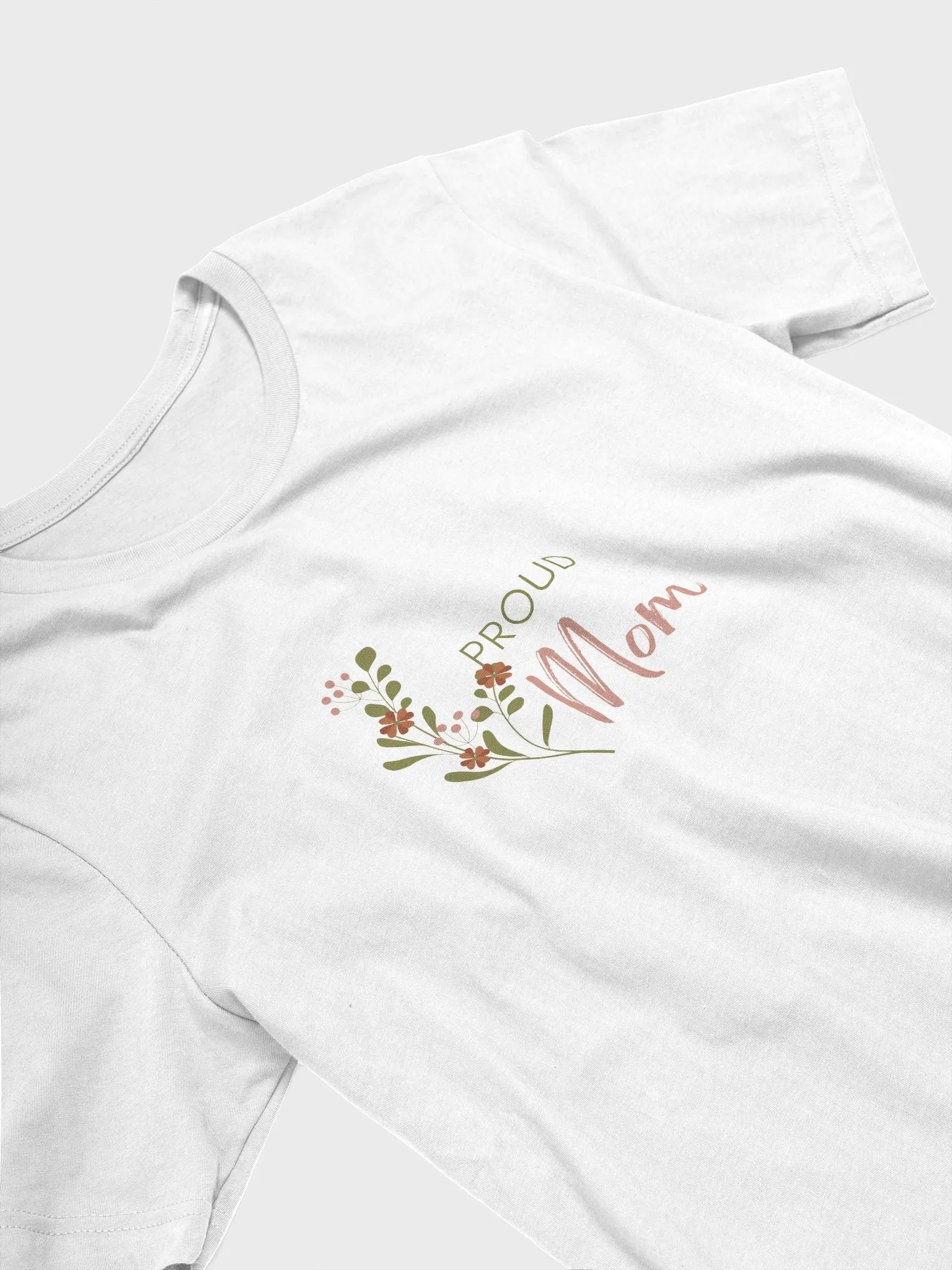 Proud Mom Floral T-Shirt product image (3)