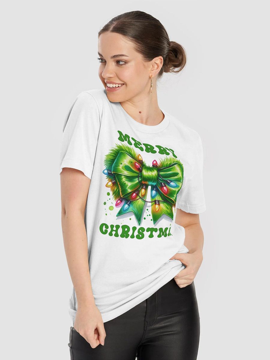 Furry Holiday Christmas Bow Graphic Tee product image (91)
