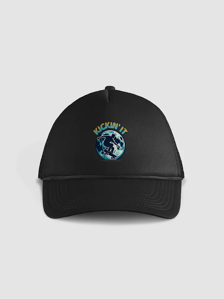 Kickin It Skateboarder Lunar Skater Foam Trucker Hat product image (1)