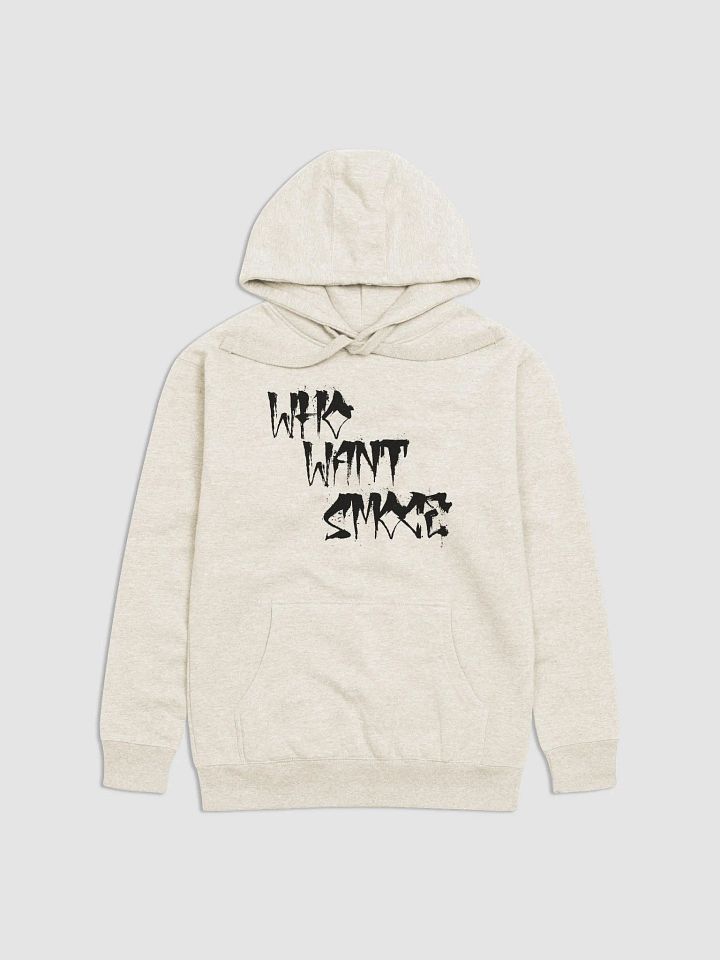 Who Want SmoCe Black Text Hoodie product image (7)
