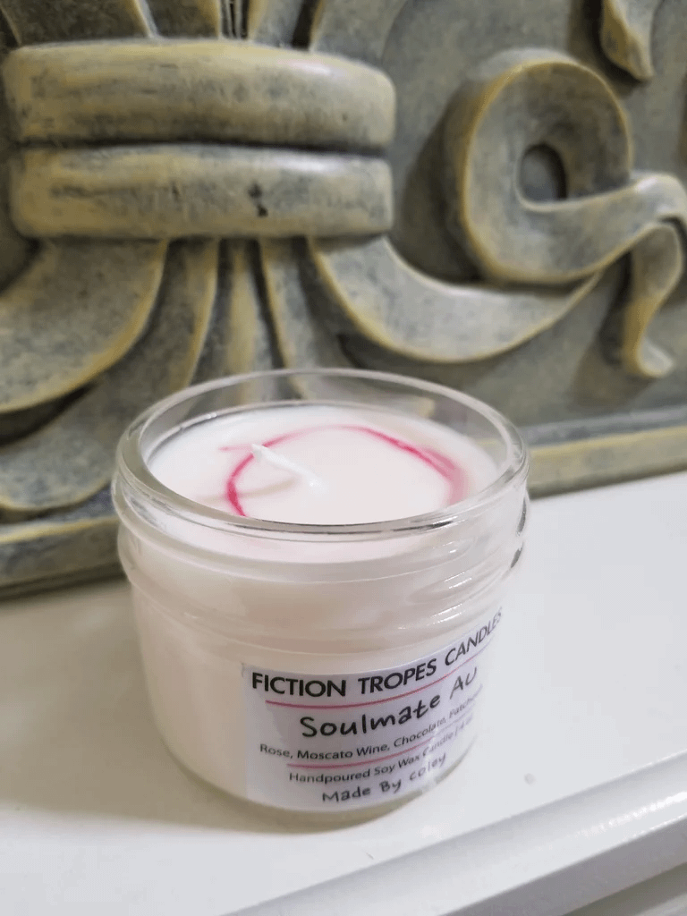 Mini Soulmate AU Candle (Fiction Tropes Candles) product image (4)