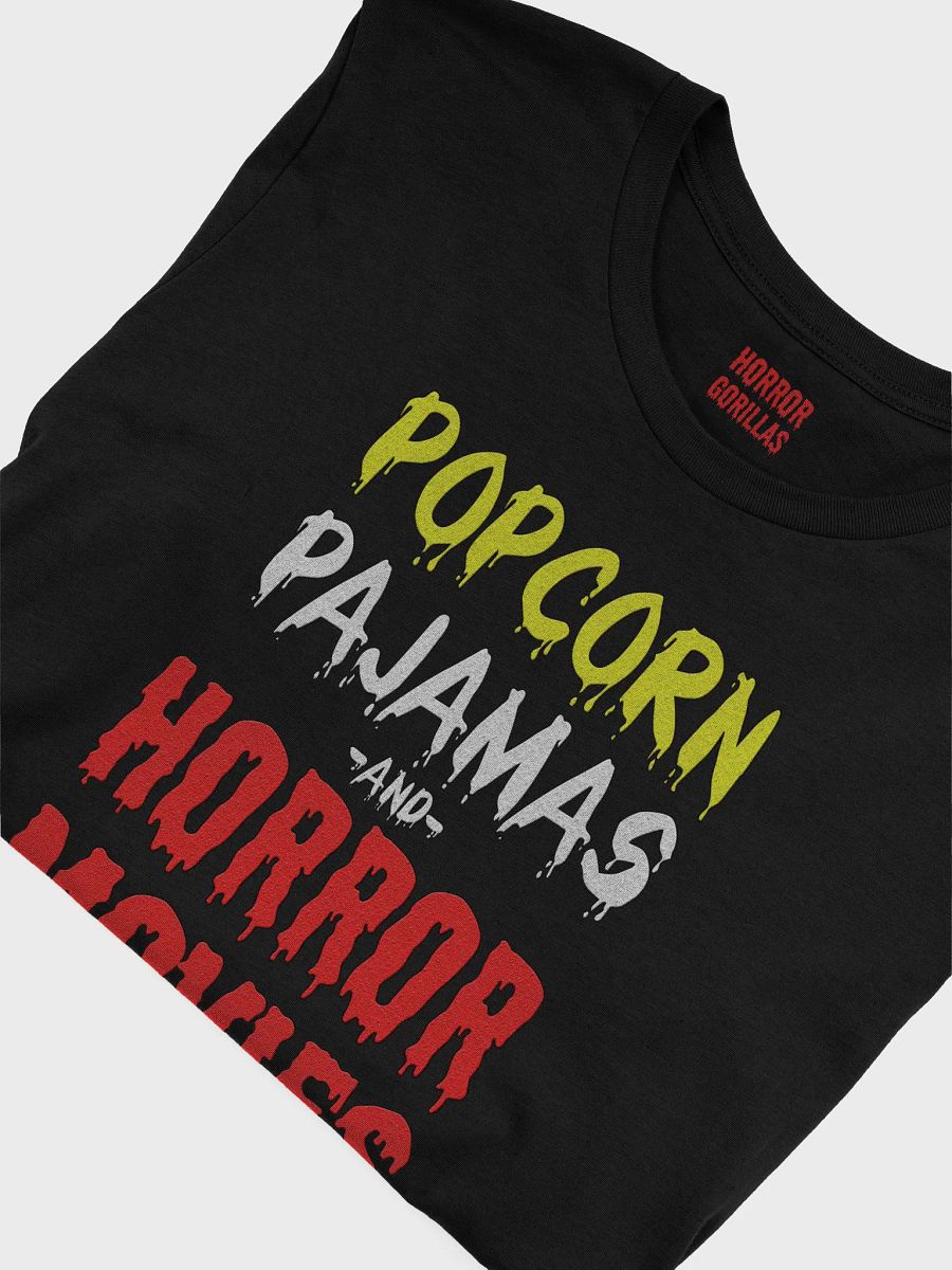 Popcorn Pajamas And Horror Movies T-Shirt product image (22)