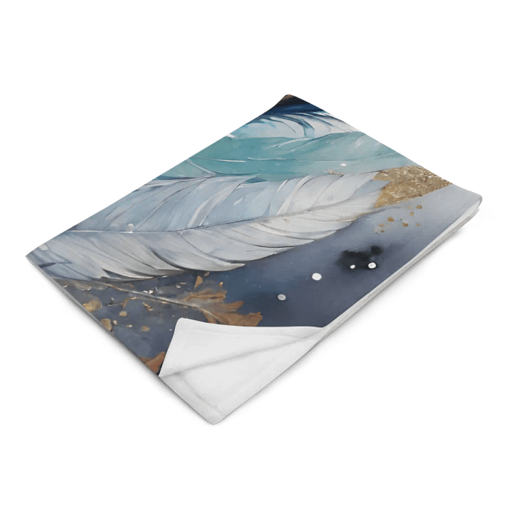 Gold Dust Feathers Throw product image (14)