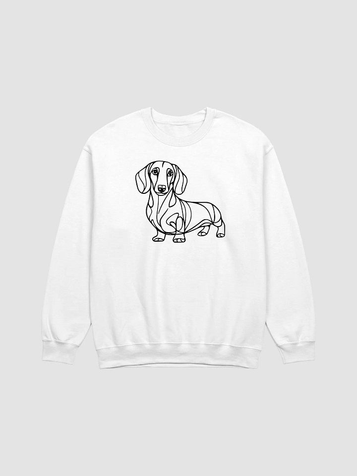Cozy Dachshund Line Art Sweatshirt for Dog Lovers product image (7)