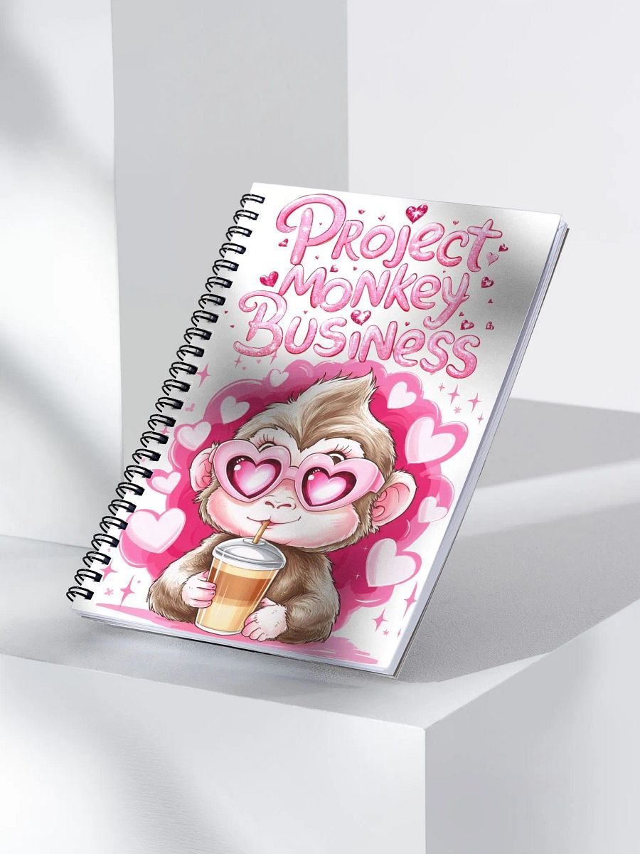 Heartfelt Monkey Business Notebook product image (3)