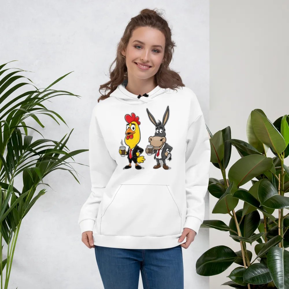 Coffee Break Cartoon Unisex Hoodie product image (5)