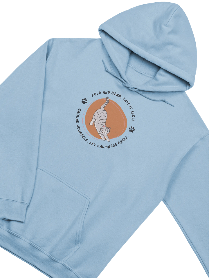 "Zen Cat Stretch Hoodie: Yoga Inspiration" product image (2)