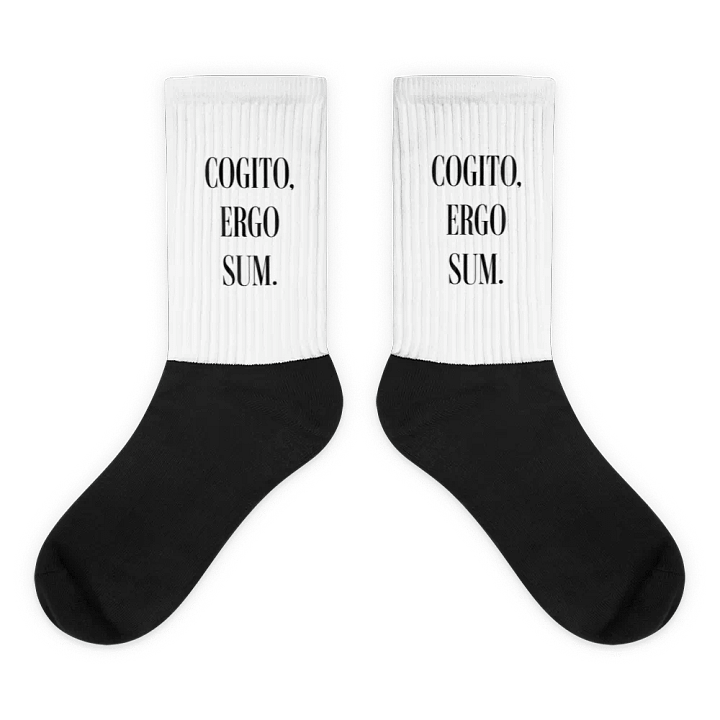 Cogito, Ergo Sum Socks product image (2)