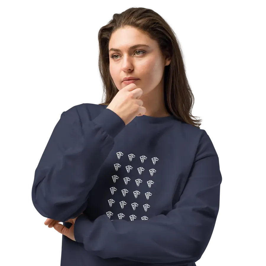 Navy/White Logo Crewneck product image (11)