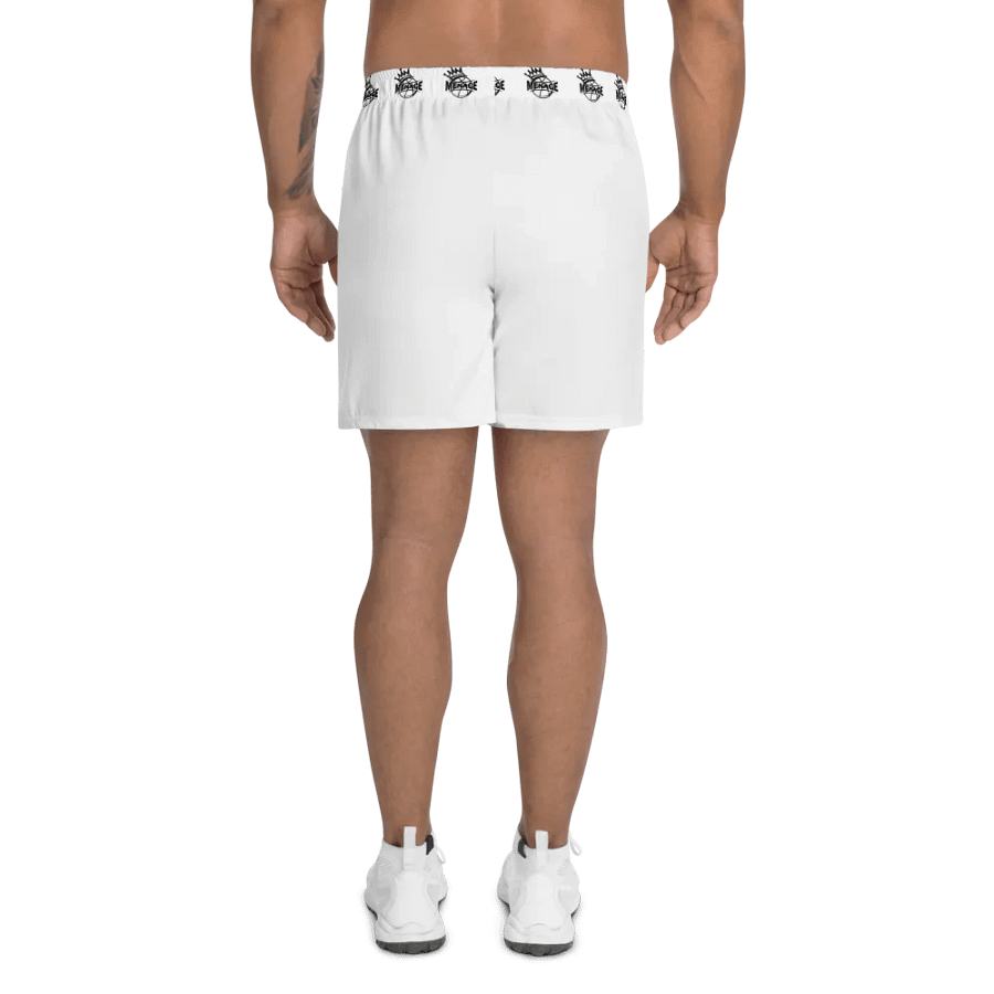 menace basketball shorts (white release) product image (3)
