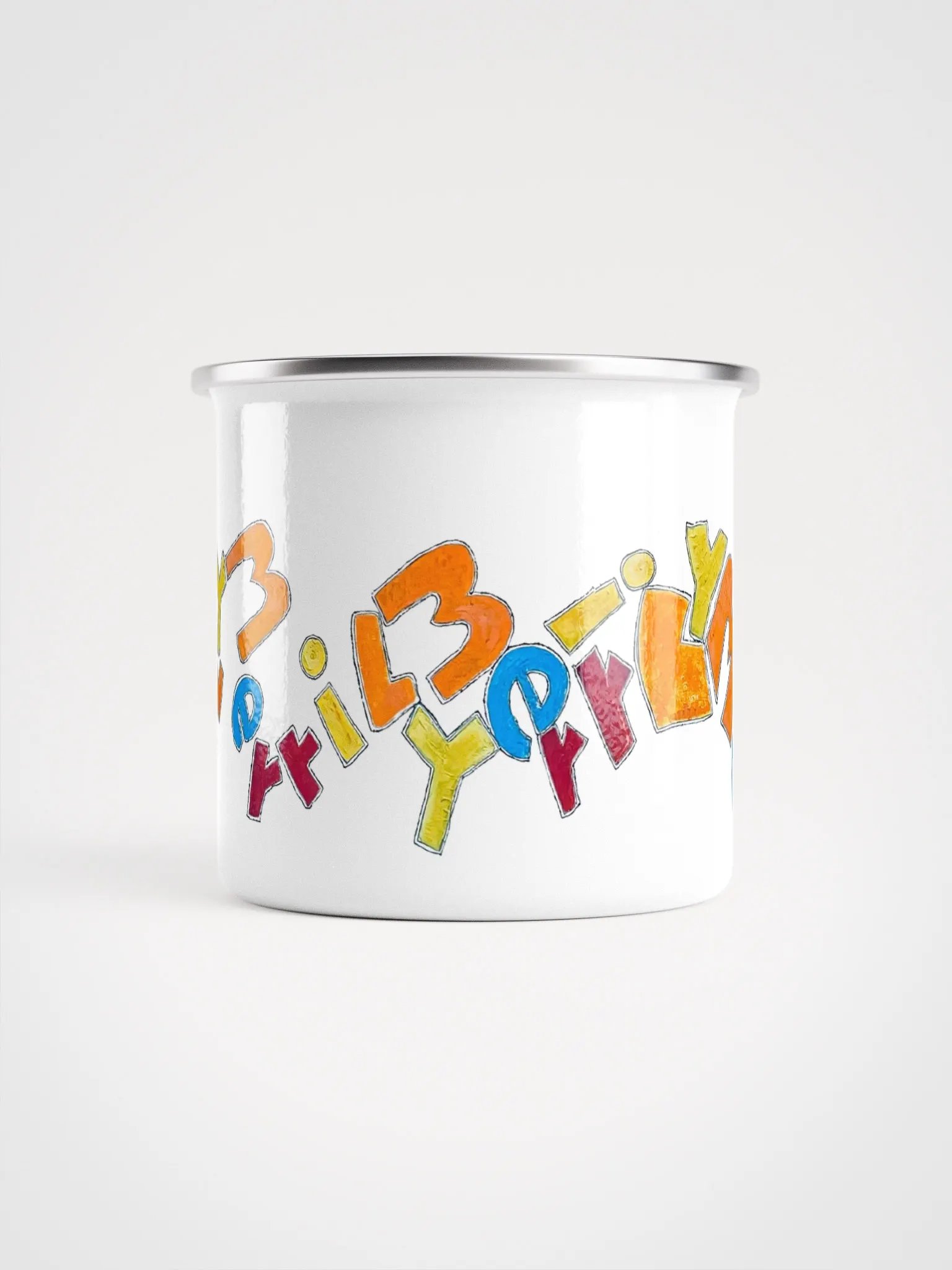 Merrily Merrily Merrily Enamel Mug product image (2)