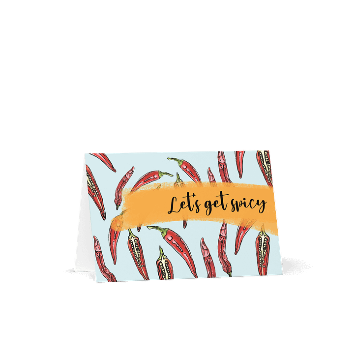 Spicy Greeting Card product image (1)