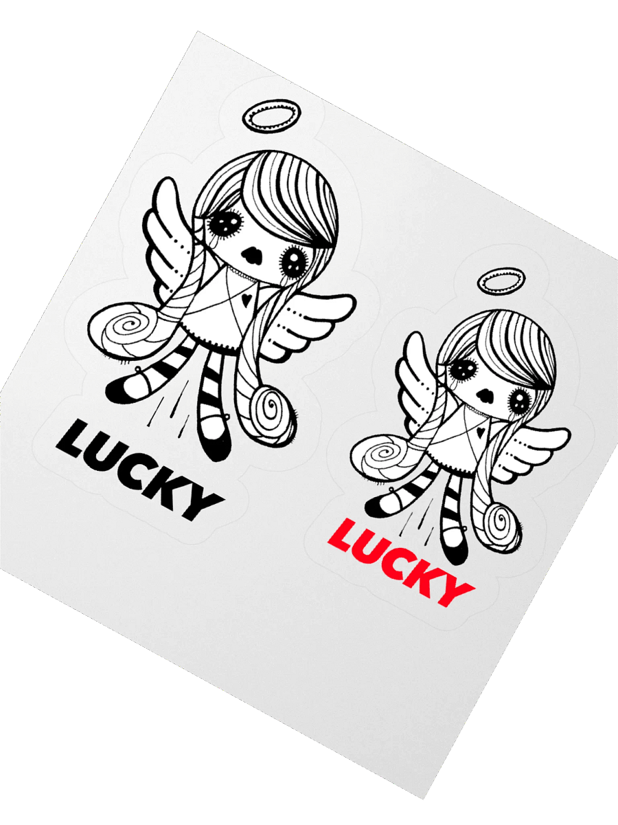 ANGEL LUCKY STICKER product image (4)